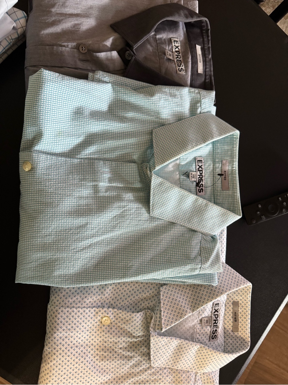 3 Express Men's Patterned long Sleeve Shirt
